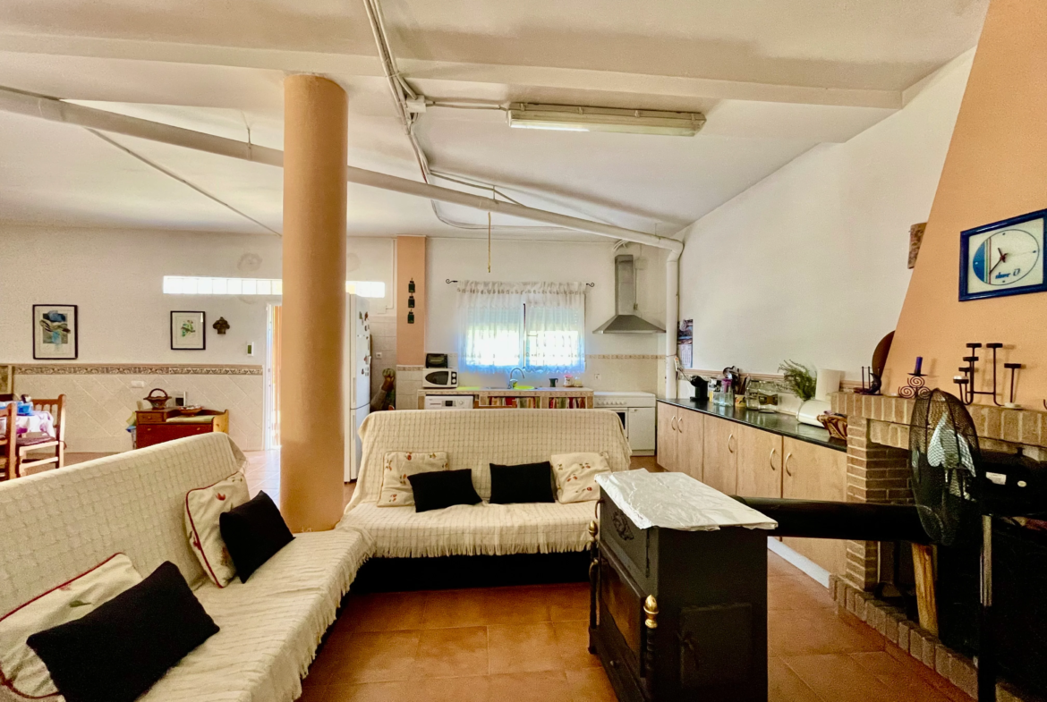 Sala de estar del chalet