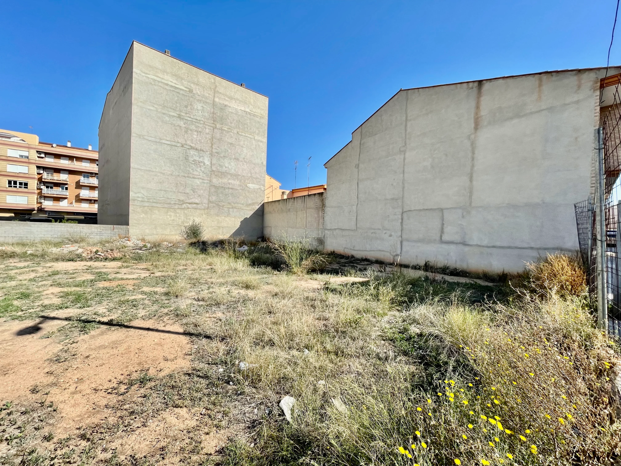 Terreno visto desde dentro