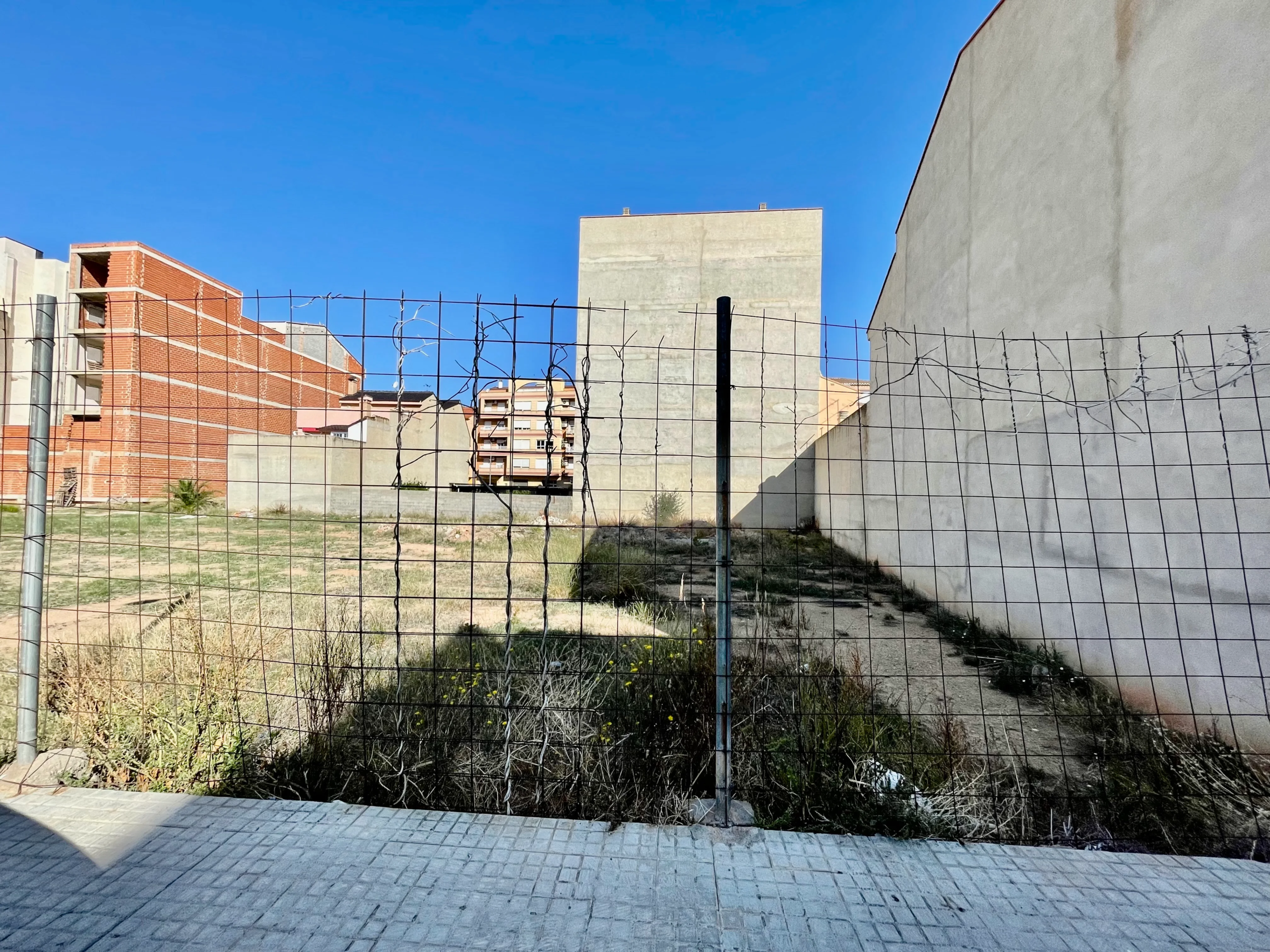 Terreno visto desde enmedio